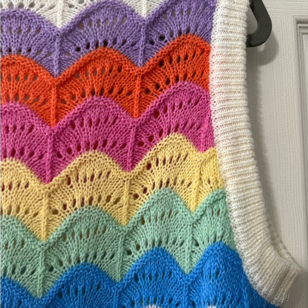 FRNCH Rainbow Knit Top - Picture 4 of 4